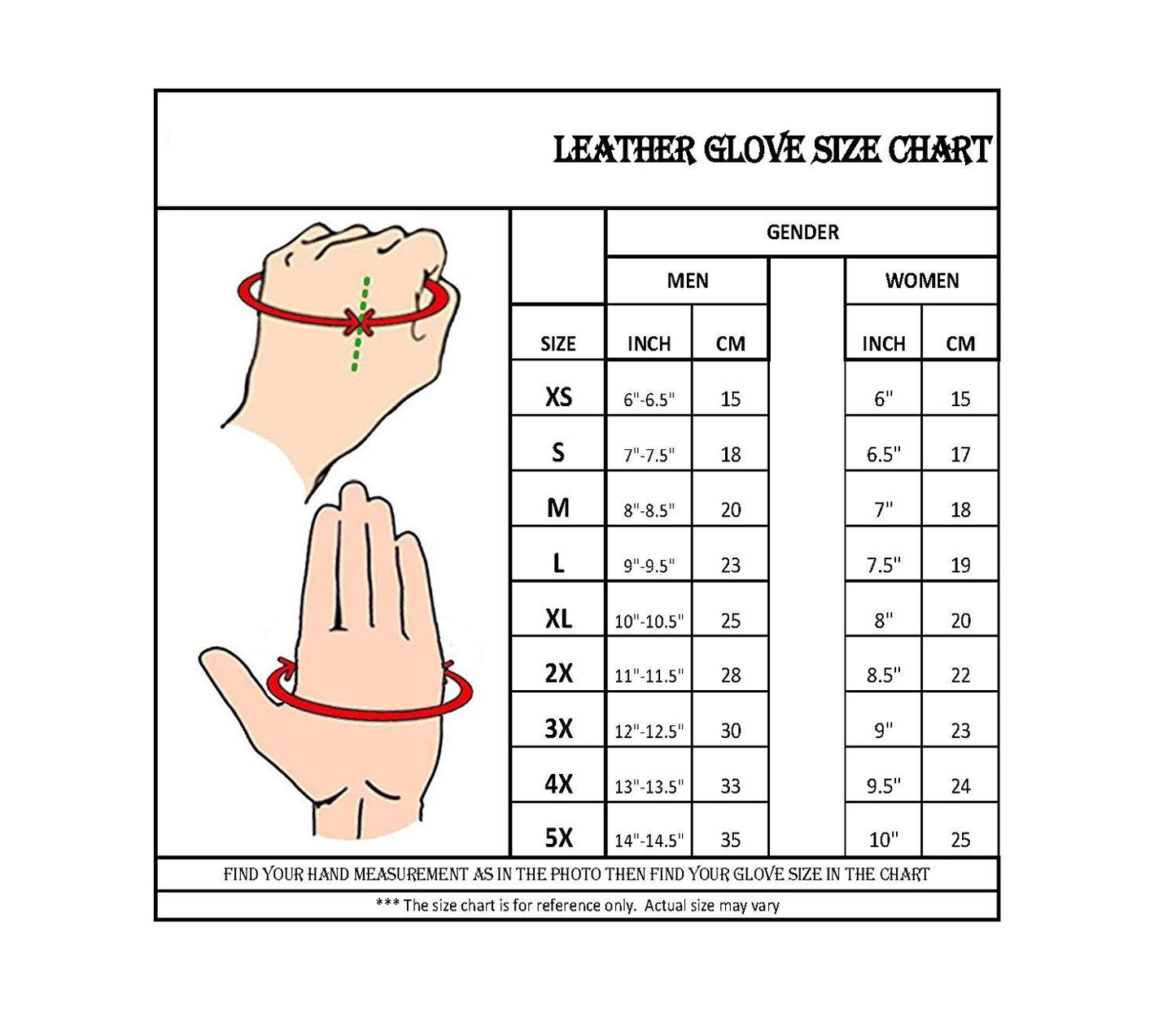 Interstate Leather Men's Basic Fingerless Gloves