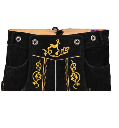 QUALITY WEARS USA Men Lederhosen - Authentic Oktoberfest Lederhosen - German Bavarian Trouser- Lederhosen Men Costume