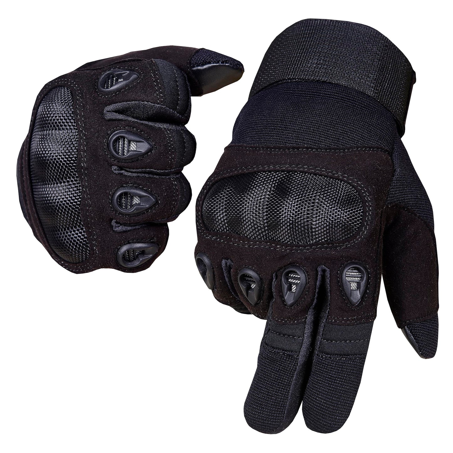 QUALITY WEARS USA Motorcycle Gloves for Men, Touchscreen Cycling Gloves for Outdoor Sports On-Road/Off-Road/Mountain Motorcycle Motorcross Motorbike Dirt Bike Bicycle Racing ATV