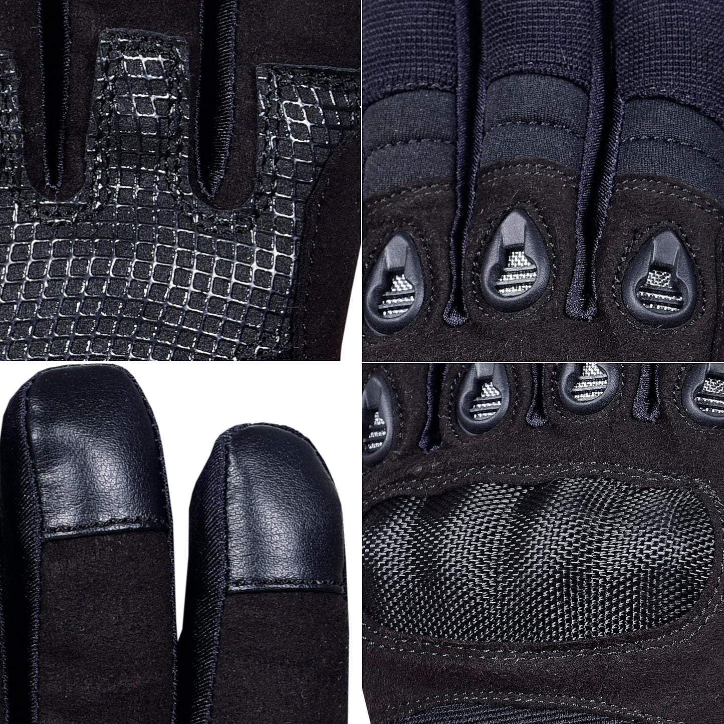 QUALITY WEARS USA Motorcycle Gloves for Men, Touchscreen Cycling Gloves for Outdoor Sports On-Road/Off-Road/Mountain Motorcycle Motorcross Motorbike Dirt Bike Bicycle Racing ATV