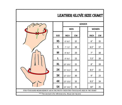 Interstate Leather Men's Basic Fingerless Gloves