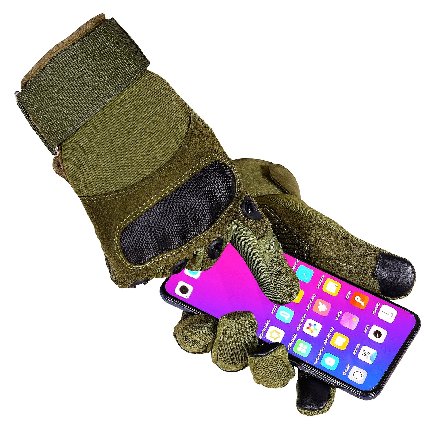 QUALITY WEARS USA Motorcycle Gloves for Men, Touchscreen Cycling Gloves for Outdoor Sports On-Road/Off-Road/Mountain Motorcycle Motorcross Motorbike Dirt Bike Bicycle Racing ATV