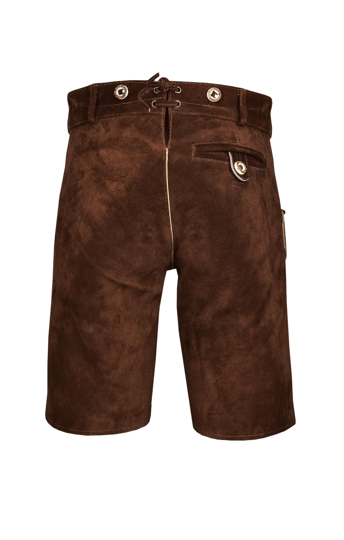 QUALITY WEARS USA Lederhosen Men - Authentic Lederhosen for Men, Oktoberfest Outfit - Style 2