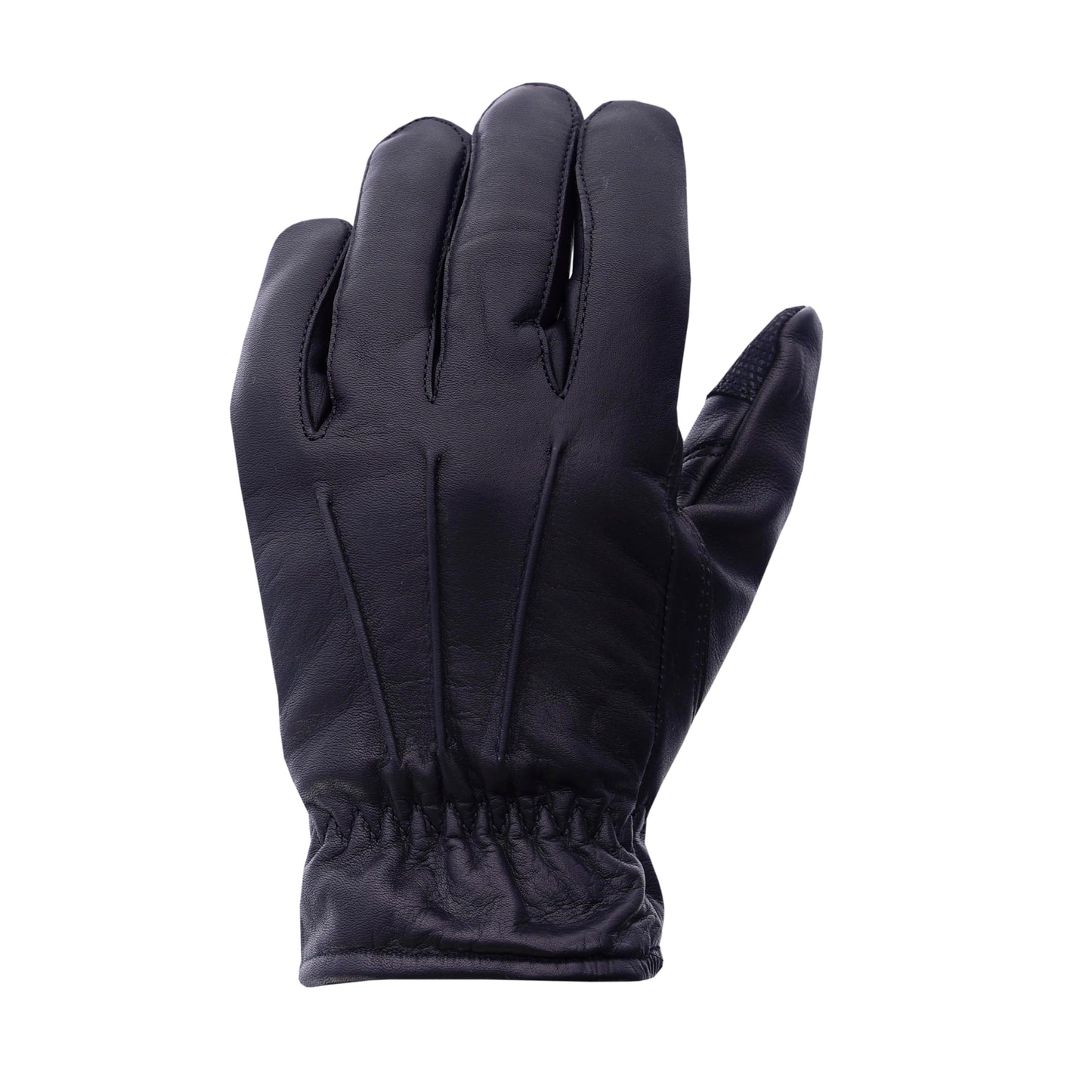 QUALITY WEARS USA LEATHER CUT RESISTANT GLOVES - PATROL DUTY SEARCH GLOVES - MEN MOTORCYCLE LEATHER GLOVES