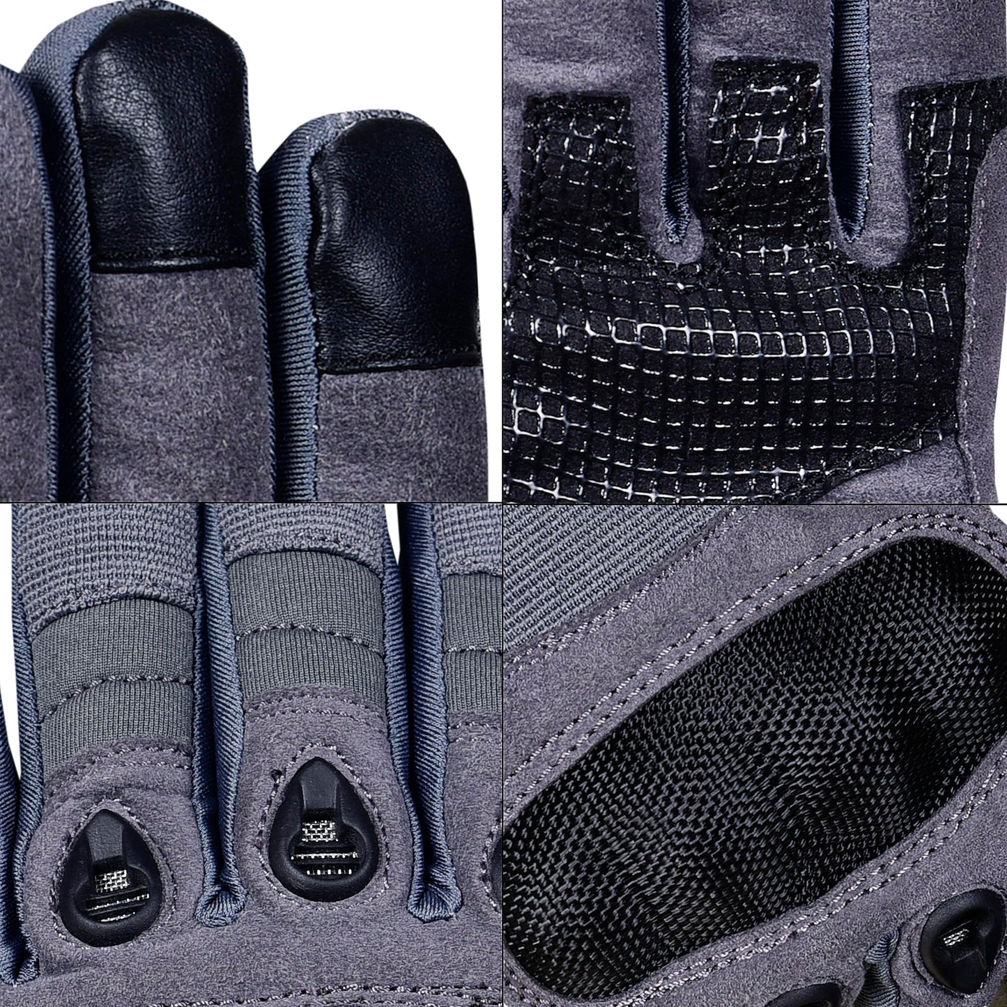 QUALITY WEARS USA Motorcycle Gloves for Men, Touchscreen Cycling Gloves for Outdoor Sports On-Road/Off-Road/Mountain Motorcycle Motorcross Motorbike Dirt Bike Bicycle Racing ATV