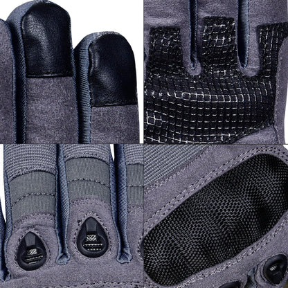 QUALITY WEARS USA Motorcycle Gloves for Men, Touchscreen Cycling Gloves for Outdoor Sports On-Road/Off-Road/Mountain Motorcycle Motorcross Motorbike Dirt Bike Bicycle Racing ATV