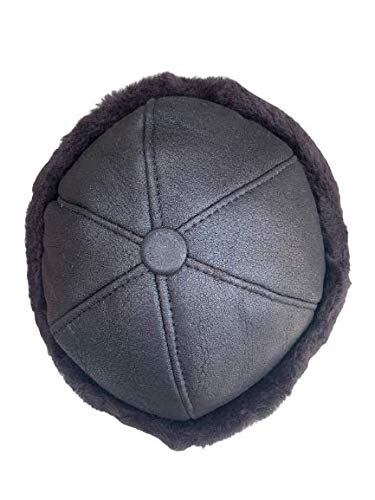 Unisex Sheepskin Beanie Hat -Russian Trapper Ushanka Aviator Winter hat