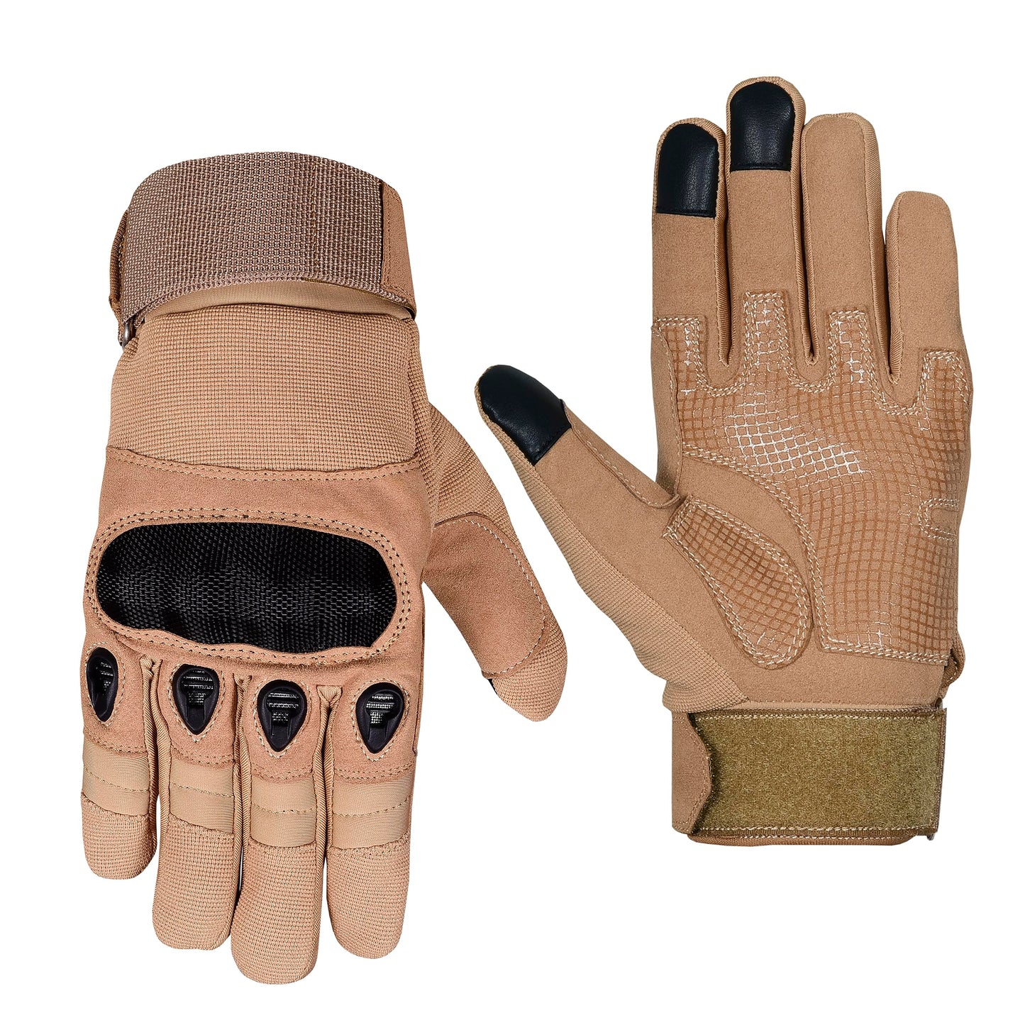 QUALITY WEARS USA Motorcycle Gloves for Men, Touchscreen Cycling Gloves for Outdoor Sports On-Road/Off-Road/Mountain Motorcycle Motorcross Motorbike Dirt Bike Bicycle Racing ATV