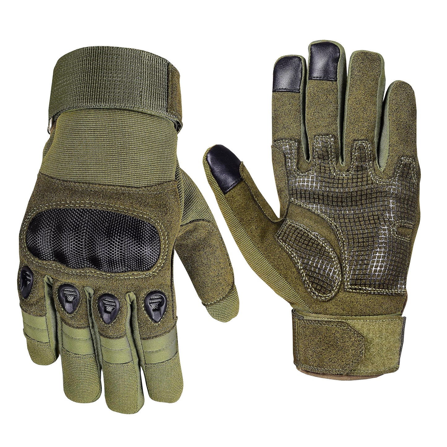 QUALITY WEARS USA Motorcycle Gloves for Men, Touchscreen Cycling Gloves for Outdoor Sports On-Road/Off-Road/Mountain Motorcycle Motorcross Motorbike Dirt Bike Bicycle Racing ATV