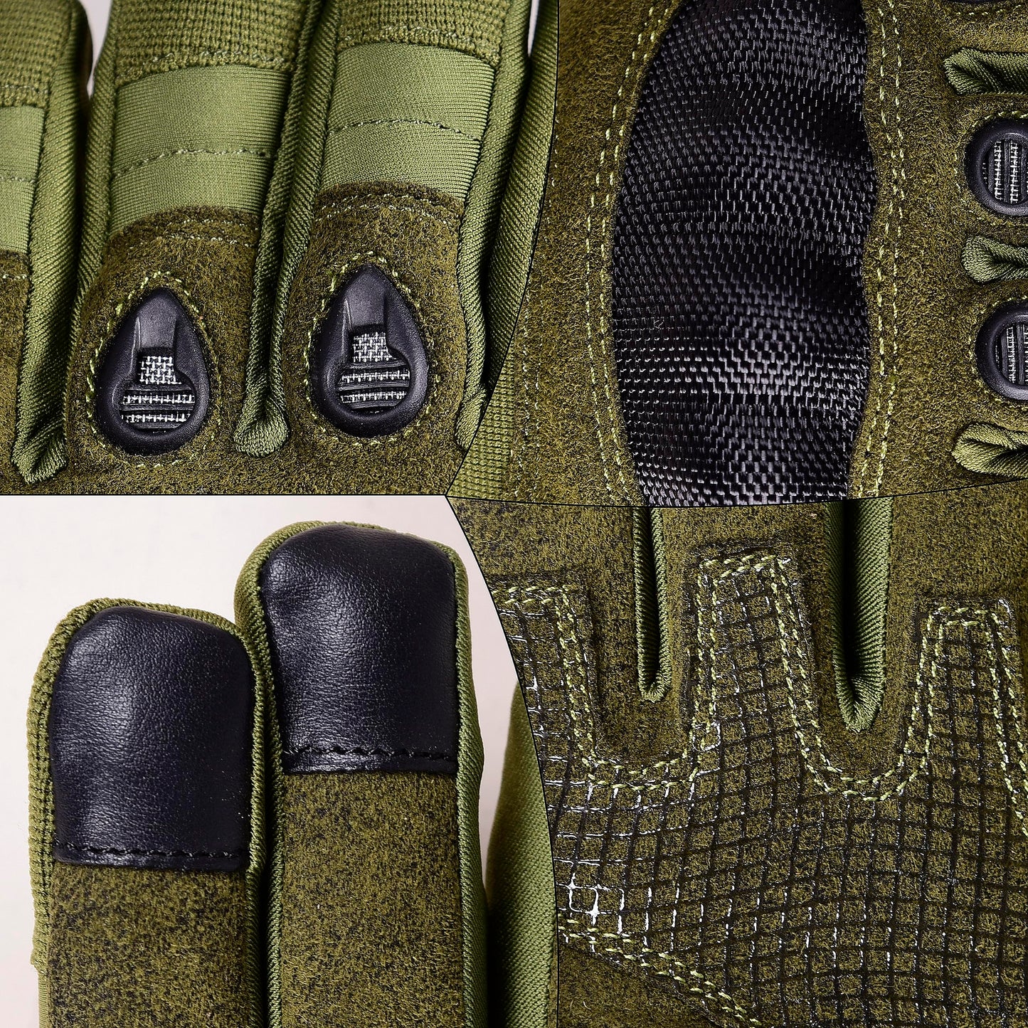 QUALITY WEARS USA Motorcycle Gloves for Men, Touchscreen Cycling Gloves for Outdoor Sports On-Road/Off-Road/Mountain Motorcycle Motorcross Motorbike Dirt Bike Bicycle Racing ATV