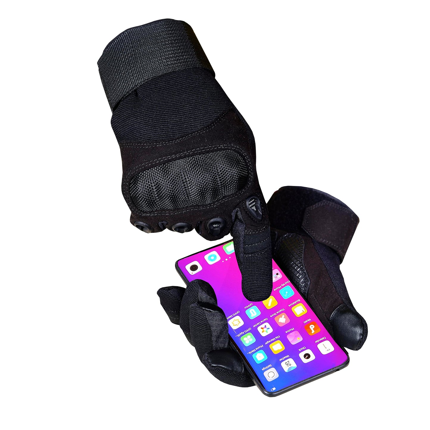 QUALITY WEARS USA Motorcycle Gloves for Men, Touchscreen Cycling Gloves for Outdoor Sports On-Road/Off-Road/Mountain Motorcycle Motorcross Motorbike Dirt Bike Bicycle Racing ATV