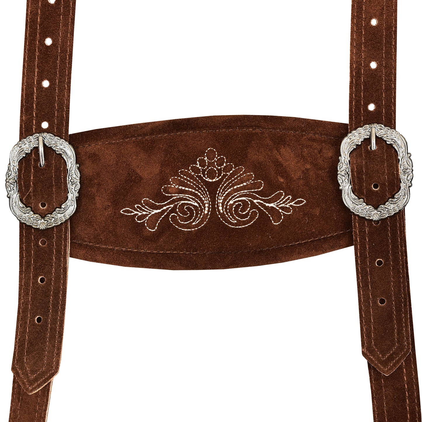 QUALITY WEARS USA Men Lederhosen - Authentic Lederhosen - Leather German Lederhosen for Men, Oktoberfest Outfit - Light Brown