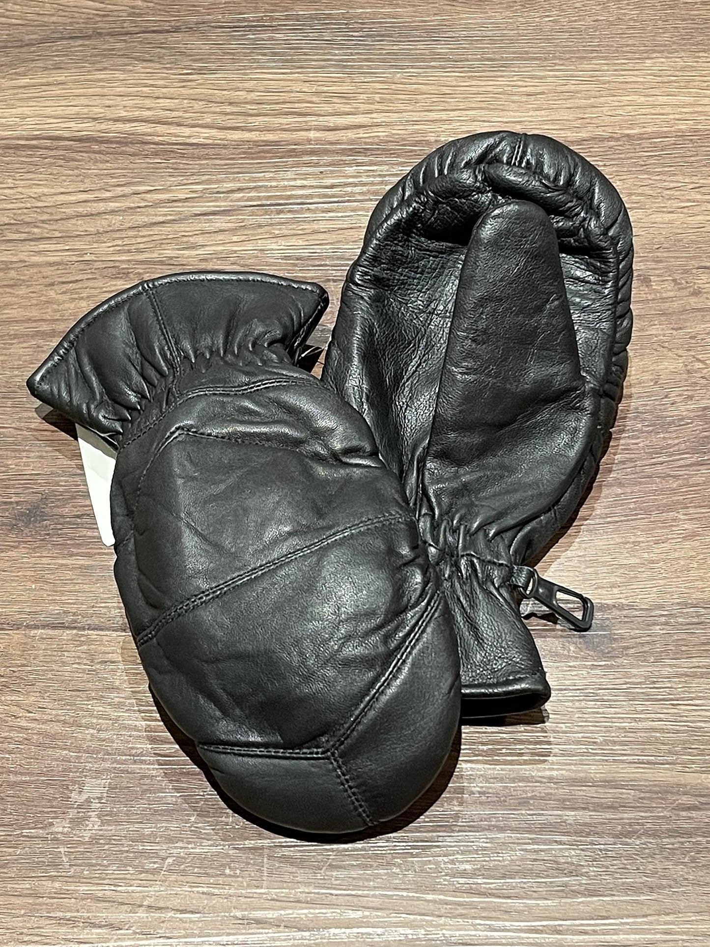 QUALITY WEARS USA Leather Winter Leather Mittens Men - Motorcycle Waterproof Mittens Outdoor Leather Mittens