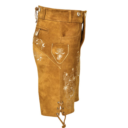 QUALITY WEARS USA Lederhosen Men - Authentic Lederhosen - Oktoberfest Men Lederhosen - Halloween Costume Lederhosen